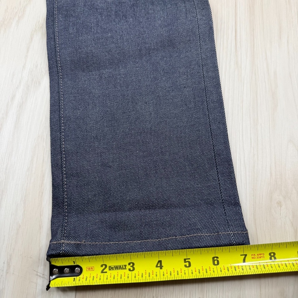 Uniqlo Mens Blue 5 Pocket Design Selvedge Denim Slim Straight Jeans Size 34x34 - Picture 16 of 16